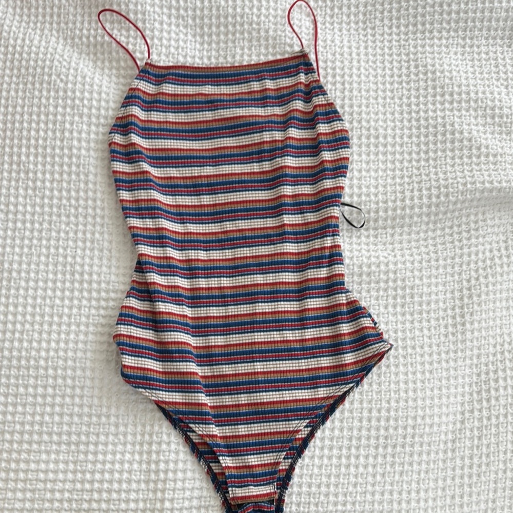Striped Multicolor bodysuit